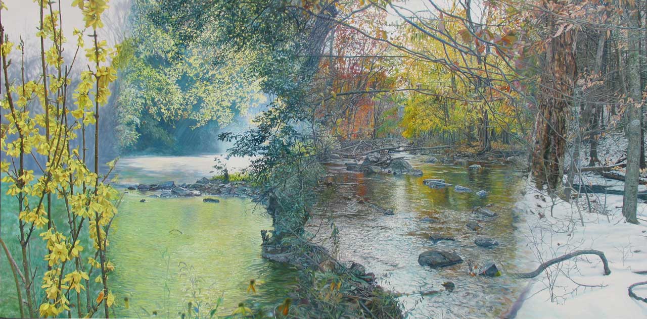 the seasons slip from one to another