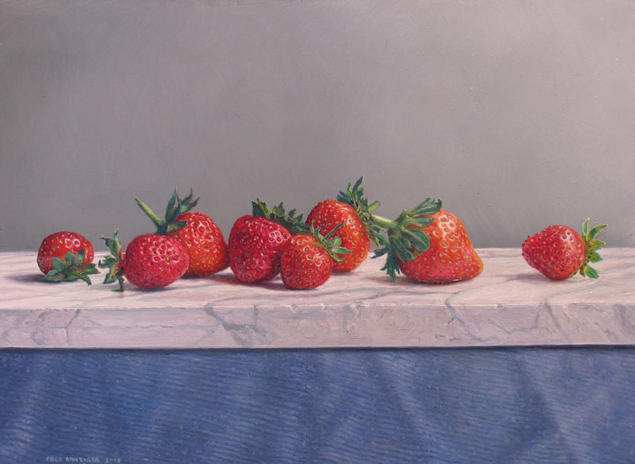 garden strawberries in October!